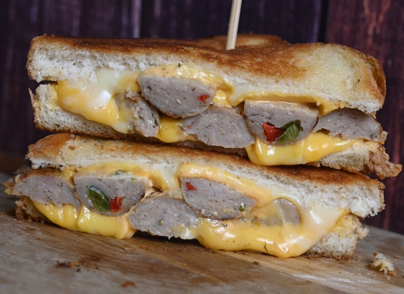 Chicken Sausage Cheese Melt - Al Fresco