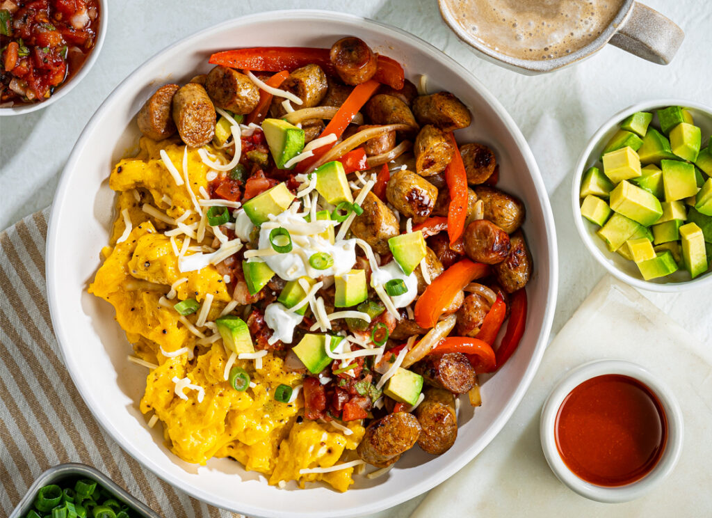 Sausage & Cheese Breakfast Bowl - Al Fresco