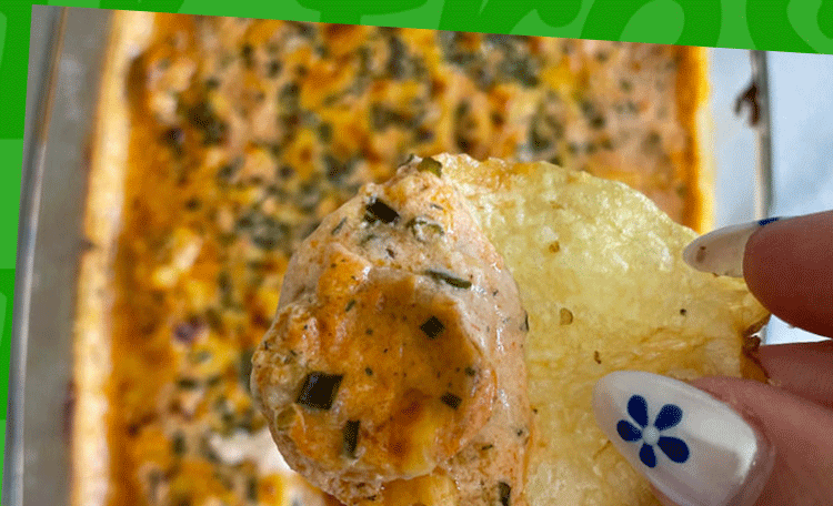 Buffalo Chicken Sausage Dip featuring Al Fresco Rotisserie Seasoned sausage