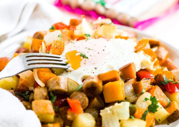 Sheet Pan Sweet Potato Breakfast Hash