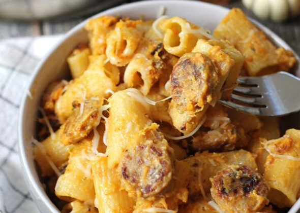 Butternut Squash & Apple Chicken Sausage Rigatoni